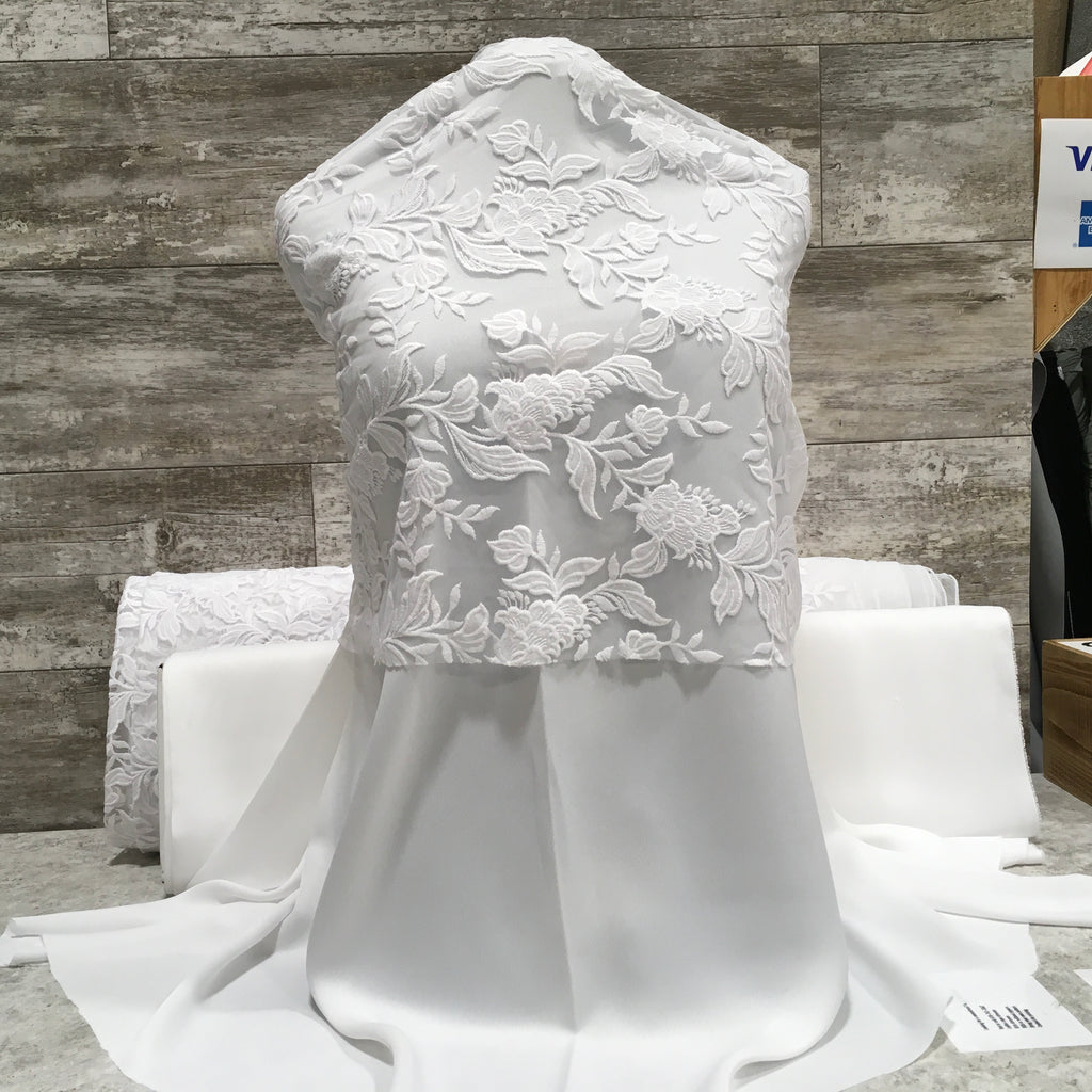 Bridal Lace Parisian Spring 01 - Sold by the half yard