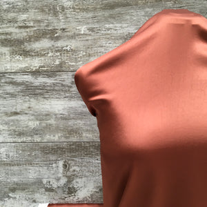 Soiree Satin -Cinnamon 10 | Sold by the half yard