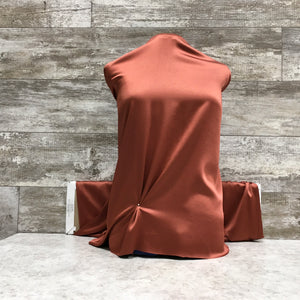 Soiree Satin -Cinnamon 10 | Sold by the half yard