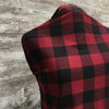 DBP Buffalo Plaid Burgundy | Sold by half yard