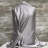 Arabella Satin - Silver 22 | Sold by the half yard