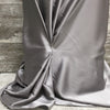 Arabella Satin - Silver 22 | Sold by the half yard