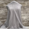 Polyester Chiffon / Silver | Sold by the half yard
