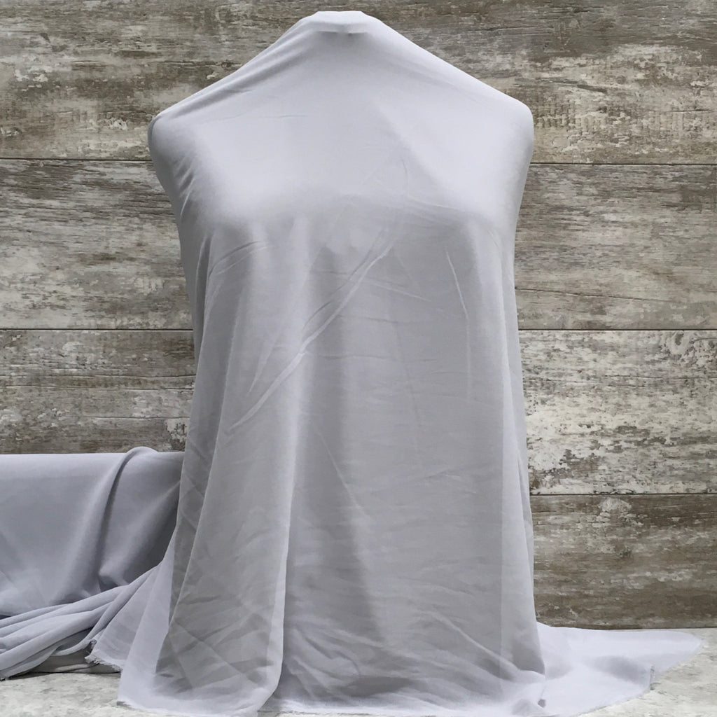 Vanessa Chiffon / Gray 08 | Sold by the half yard