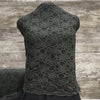 Xanna Lace / Charcoal 79 - Sold by the half yard