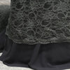 Xanna Lace / Charcoal 79 - Sold by the half yard