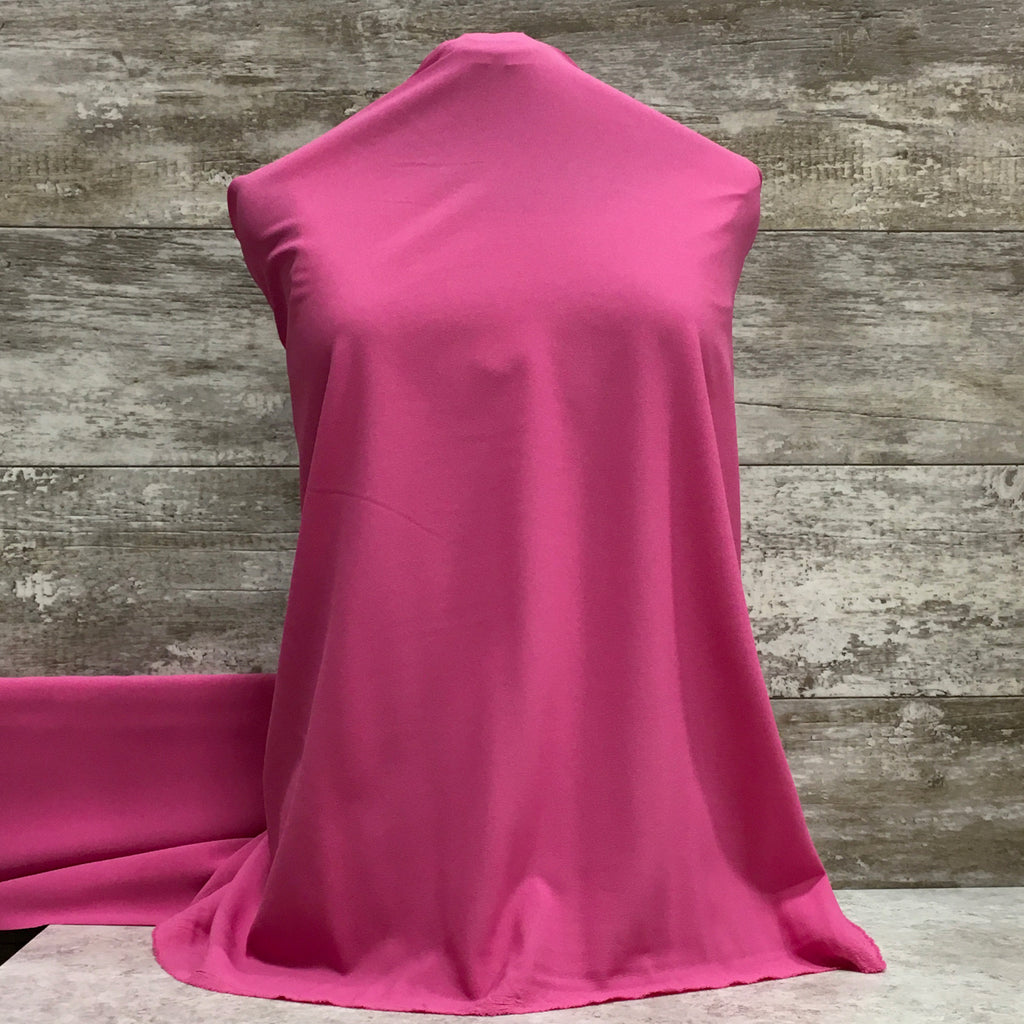Mirella Crepe / Hot Pink 36 - Sold by the half yard