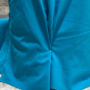 Stretch Gabardine / Turquoise | Sold by the half yard