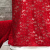 Camellia Lace / Red 05 - Sold by the half yard