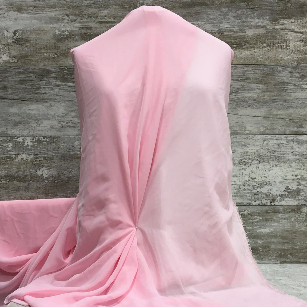 HI Multi Chiffon / Bubblegum | Sold by the half yard