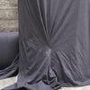 Bamboo Periwinkle Grey Solid l Sold by the half yard