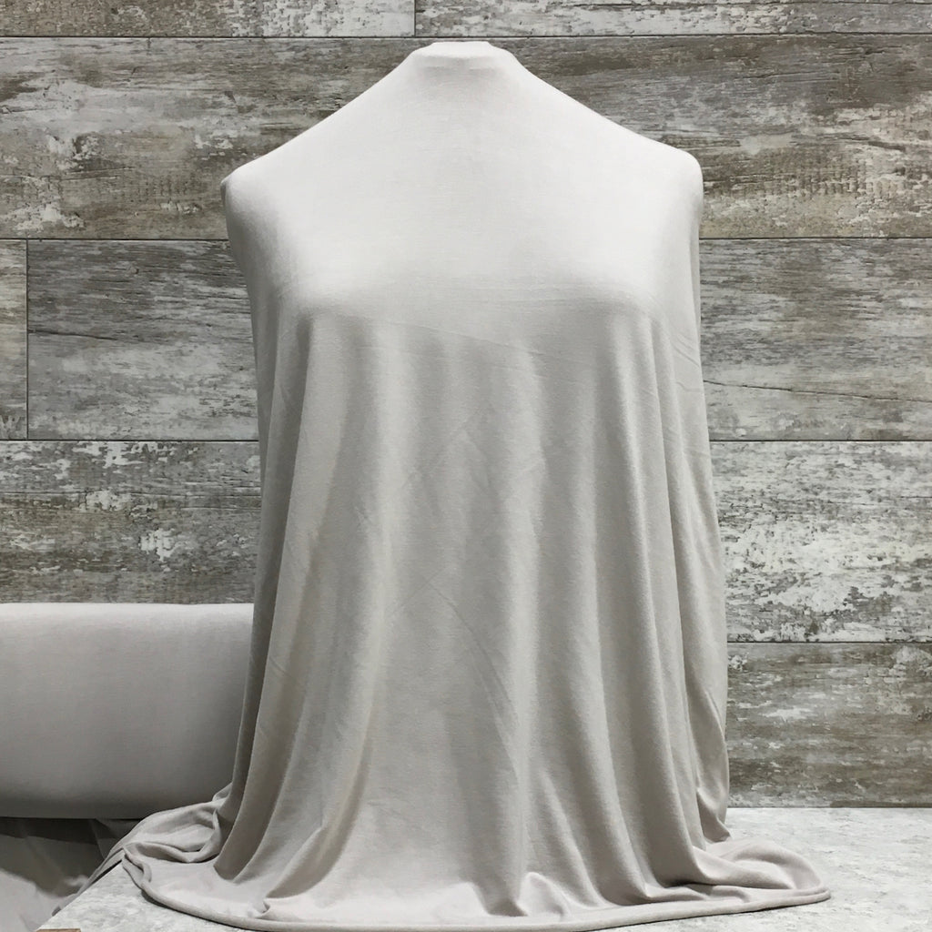 Bamboo - Putty Solid l Sold by the half yard