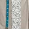 Trim Lace / Hidden Hearts White - Sold by the half yard