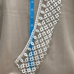 Trim Lace / Diamond Trimming White - Sold by the half yard