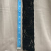 Trim Lace / Summer Garden Black - Sold by the half yard