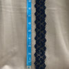 Trim Lace / Ditsy Daisy Navy - Sold by the half yard