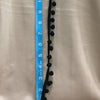 Trim / Large Pom-Pom Black - Sold by the half yard