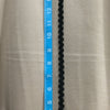 Trim / Elastic Ric-Rac Black - Sold by the half yard