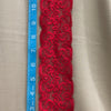 Trim Lace / Sugar Swirls Red - Sold by the half yard
