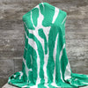 Swimwear / Green Ripples - Sold by the half yard