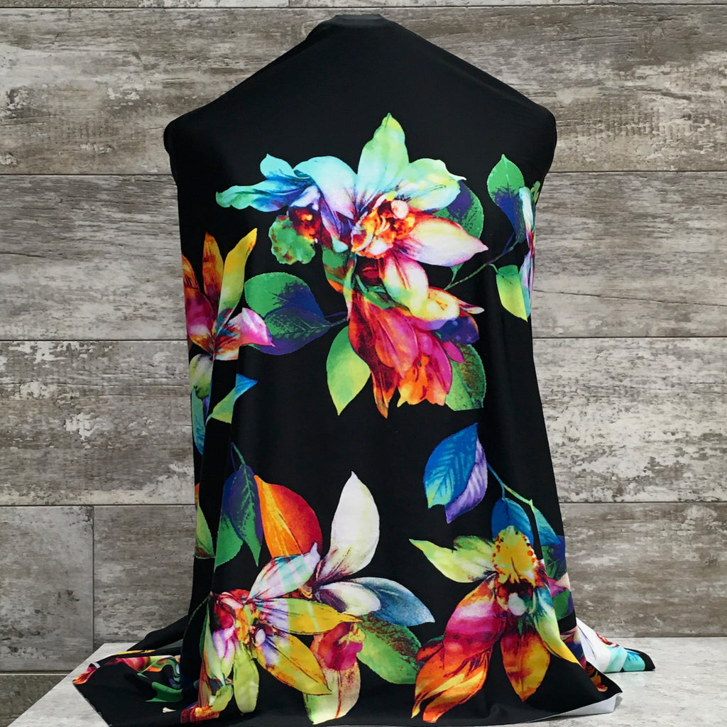 Swimwear / Bright Watercolors - Sold by the half yard