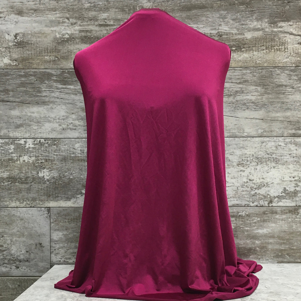 Swimwear / Magenta Solid - Sold by the half yard
