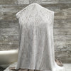Aurora Chantilly Lace / Oyster - Sold by the half yard