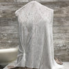 Aurora Chantilly Lace / Oyster - Sold by the half yard