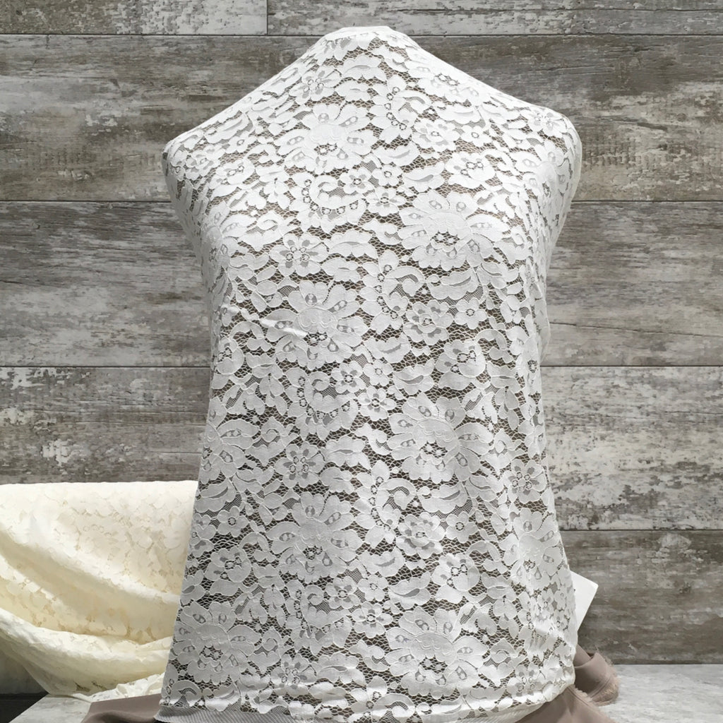 Valentino Lace / Cream - Sold by the half yard