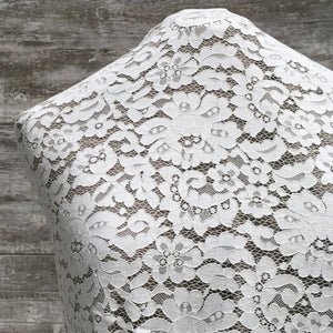Valentino Lace / Oyster - Sold by the half yard