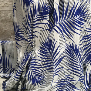 Copy of Viscose / Woven Palm Sunday Blue - Sold by the half yard