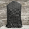Ribbed DBP Waving Ribbon - Black | Sold by half yard