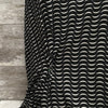Ribbed DBP Waving Ribbon - Black | Sold by half yard