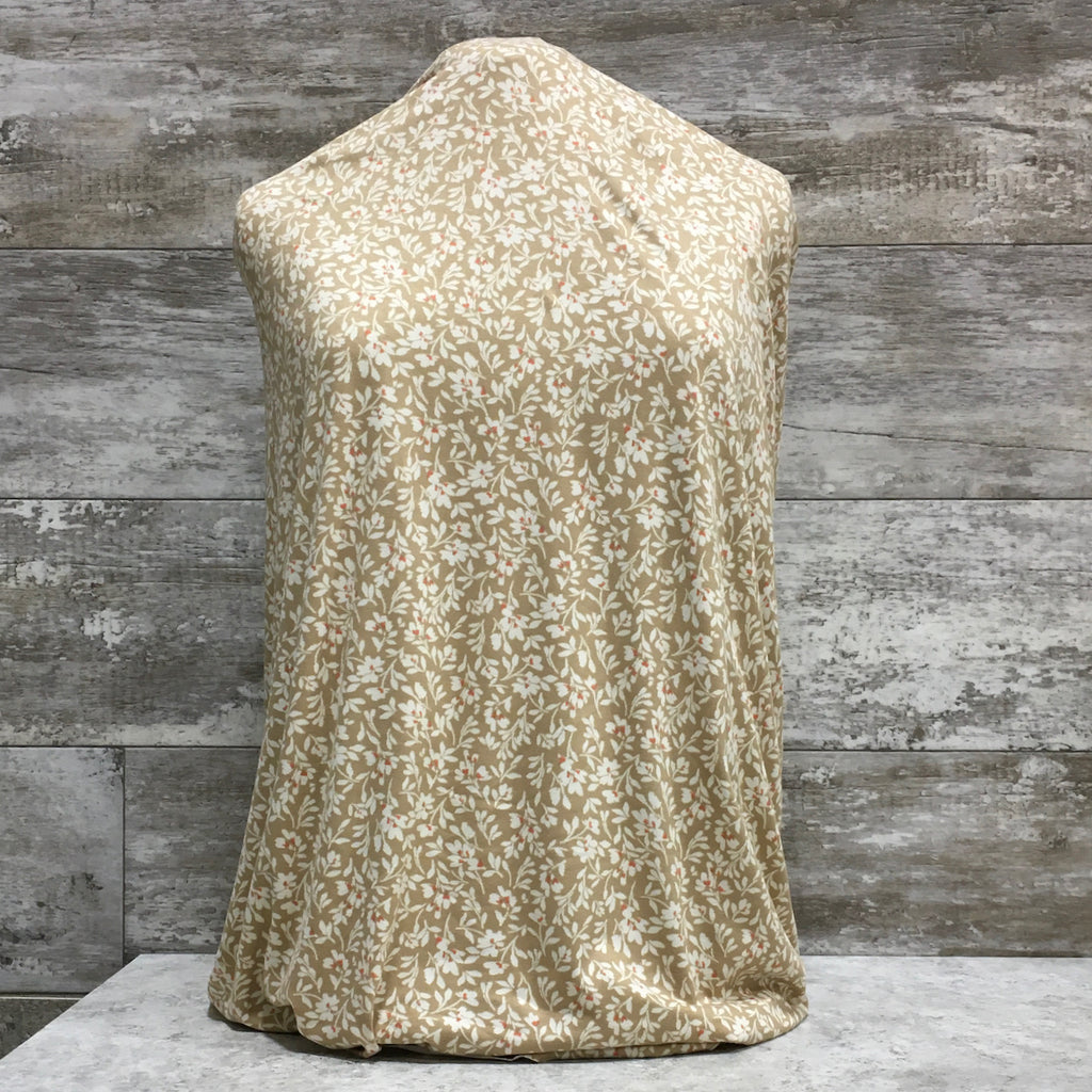DBP Meadow Flower - Beige | Sold by half yard