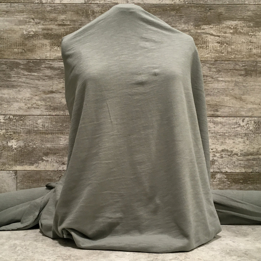 Organic French Terry - Sage | Sold by the half yard