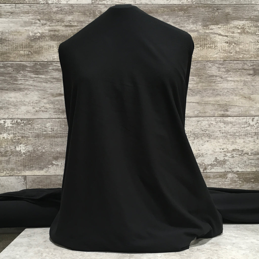 Organic Cotton - Black | Sold by the half yard