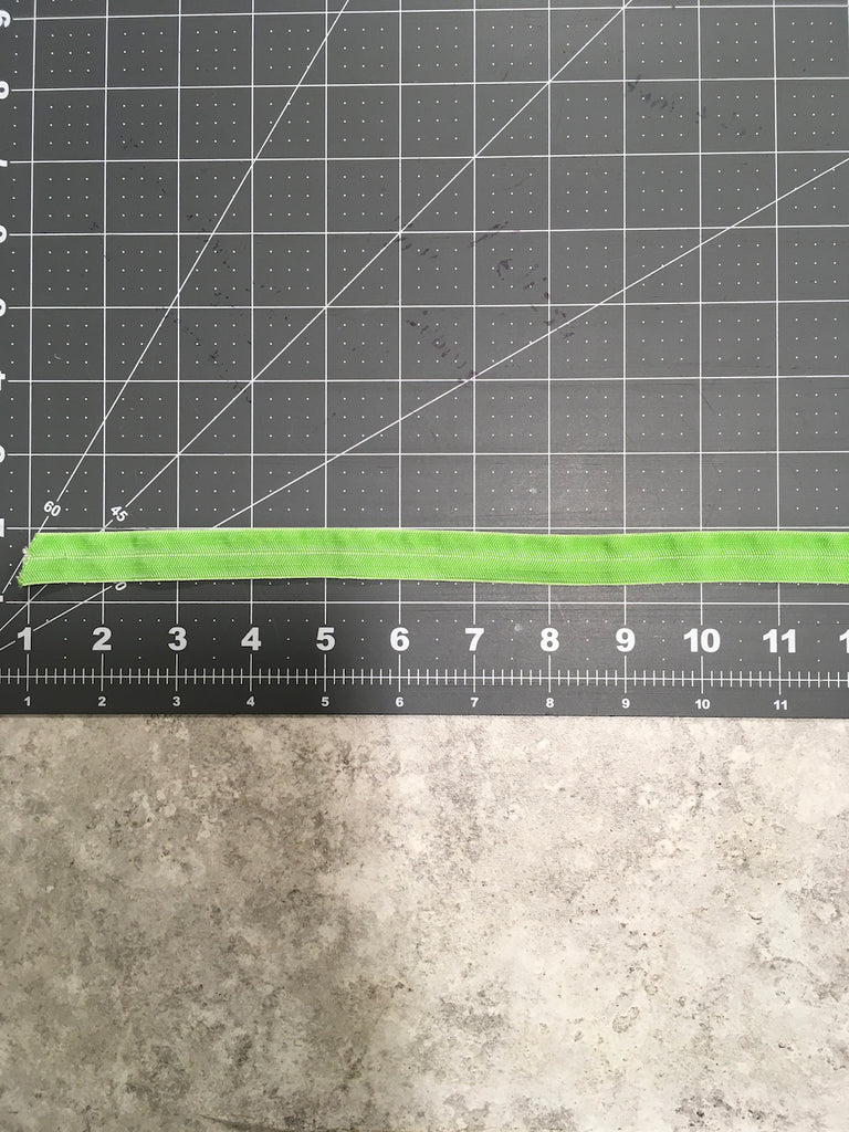 Fold-Over Elastic / Neon Green - Sold by the half yard