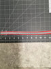 Sportswear Mini Stripe Elastic / Red + Grey - Sold by the half yard