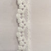 Trim Lace / Small Scallop White - Sold by the half yard