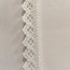 Trim Lace / Small Diamond Scallop White - Sold by the half yard