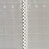 Trim Lace / Small Diamond Scallop White - Sold by the half yard