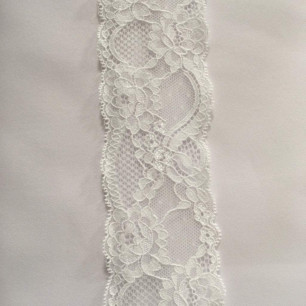 Optic Trim - Traditional Stretch Lace | Sold by the half yard