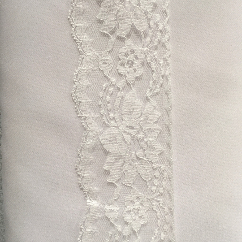 Optic Lace Trim - Simple Rose | Sold by the half yard
