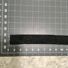Plush Elastic / Black + Silver Glitter - Sold by the half yard