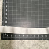 Plush Elastic / White + Silver Glitter - Sold by the half yard