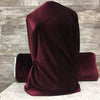 Stretch Velvet - Wine | Sold by the half yard