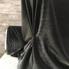 Stretch Velvet - Charcoal | Sold by the half yard