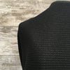 Ribbed Waffle Knit  - Black | Sold by half yard