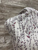 Flowering Vine ~ Burgundy (sold by the half yard)