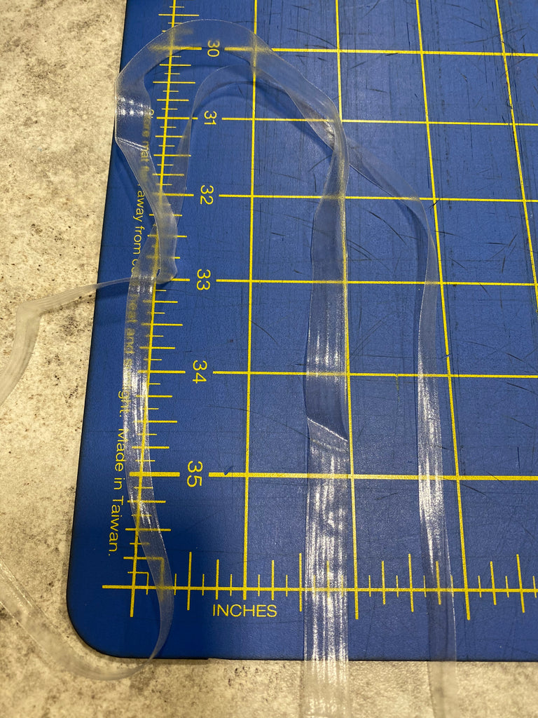 Clear Elastic 3/8" | Sold by the half yard